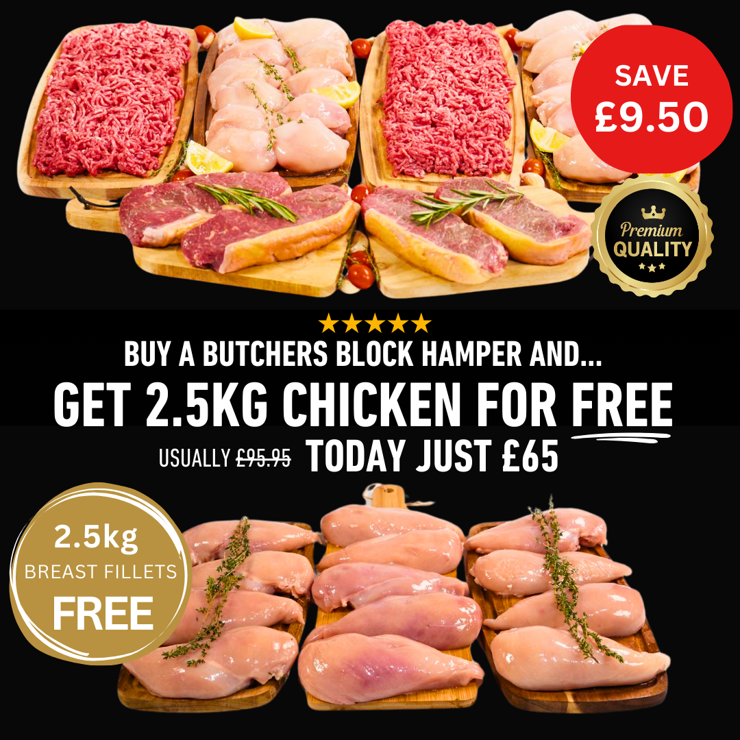 Buy A Butchers Block Hamper & Get 2.5kg Chicken Breasts For FREE